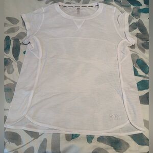 DKNY Women's White Short Sleeve Tee